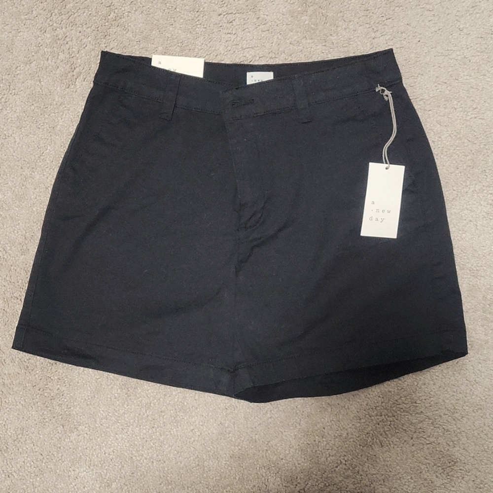 Black Chino Shorts
